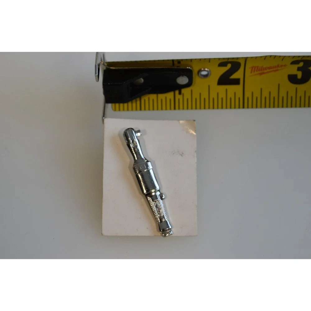 Snap on Tools Air Ratchet Lapel Hat Pin Mechanic USA Tools Silver Tone